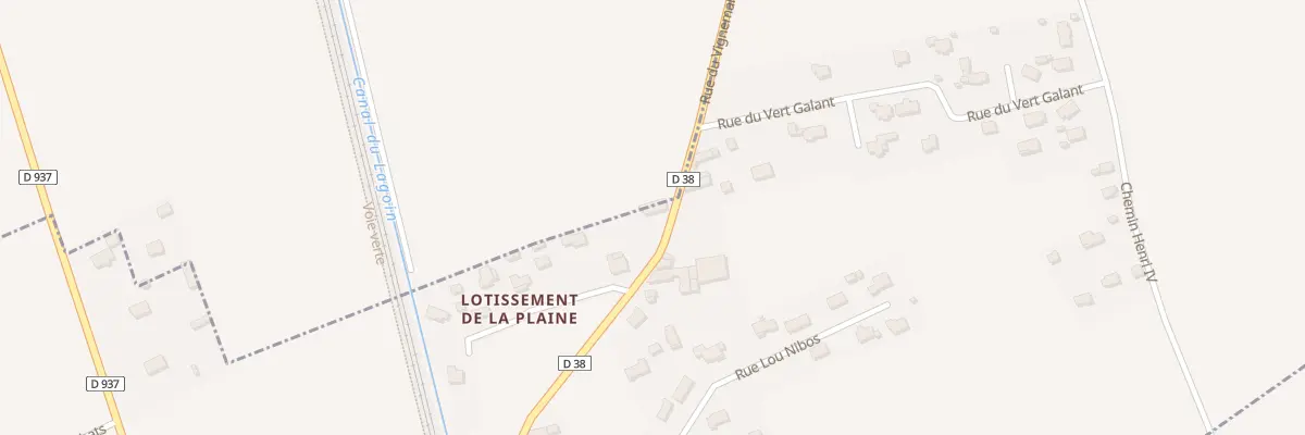 Plan du 23 Rue du Vignemale à Baudreix
