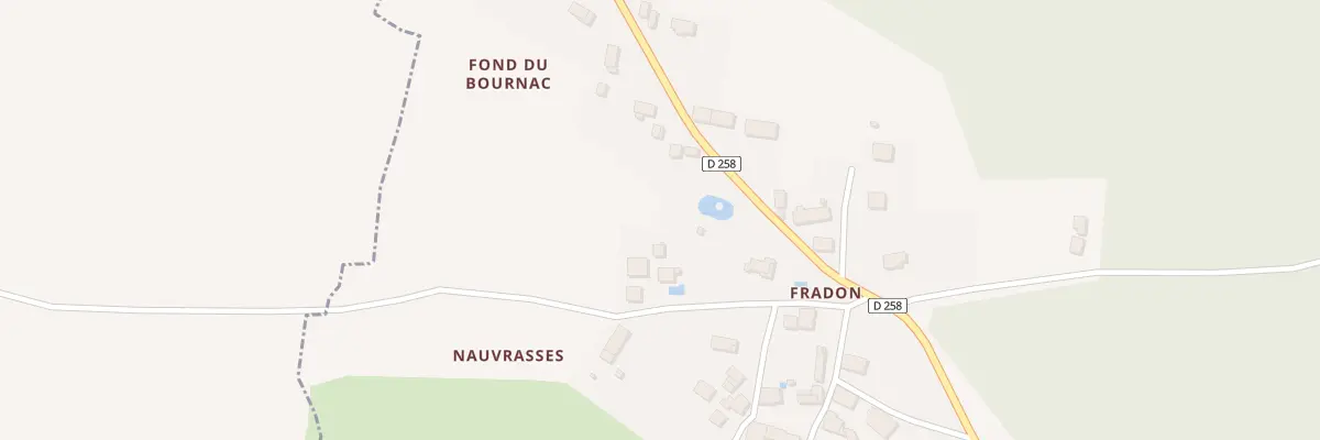 Plan du 5344 La Fond du Bournac à Bedenac