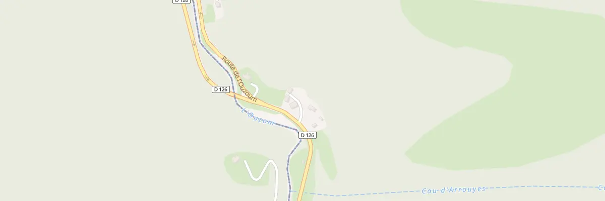 Plan du 5096 Caou d’Arrouyes à Ferrières