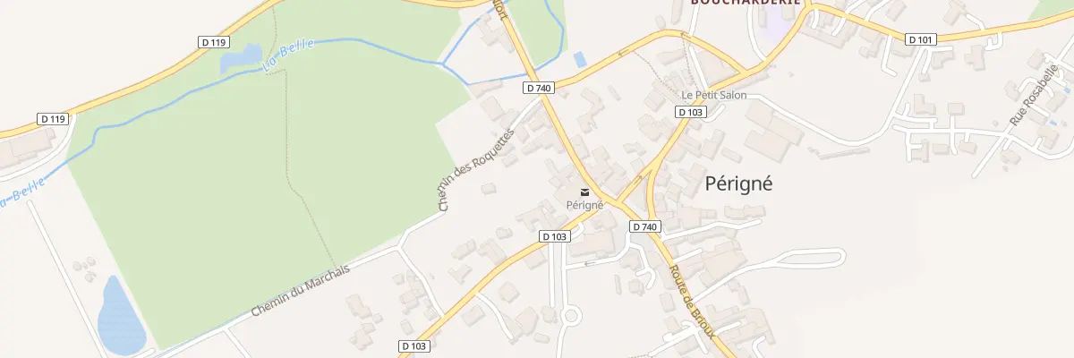 Plan du 3 Rte de Niort à Périgné