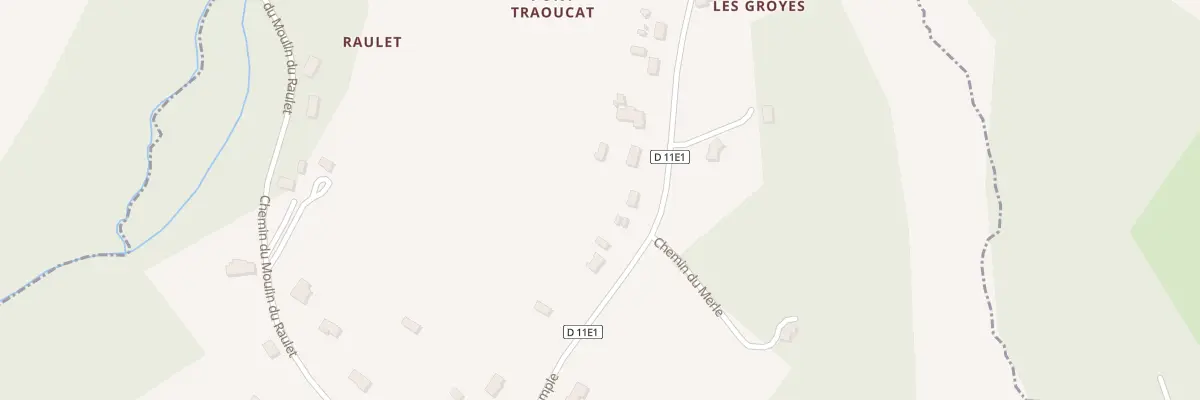 Plan du 40B Rte du Temple à Blésignac