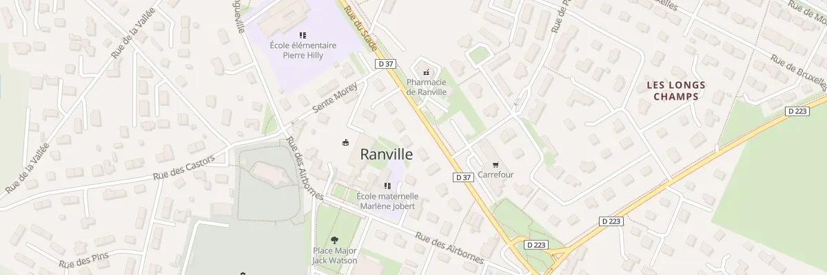 Plan du 14 Rue du Stade à Ranville