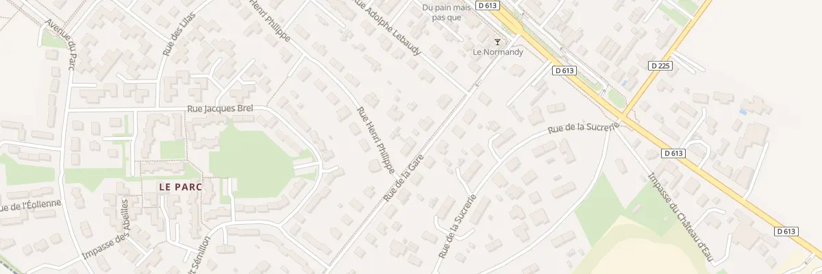 Plan du 14 Rue de la Gare à Cagny