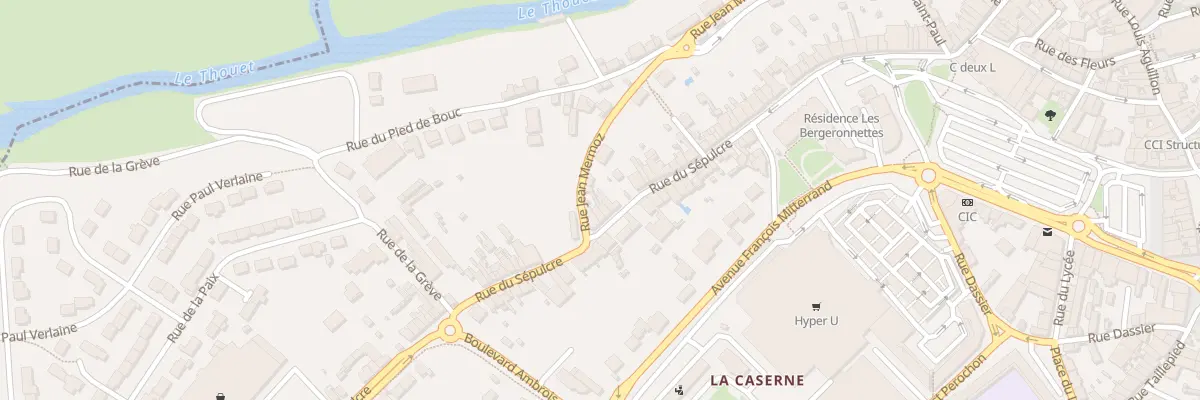 Plan du 94 Rue du Sepulcre à Parthenay