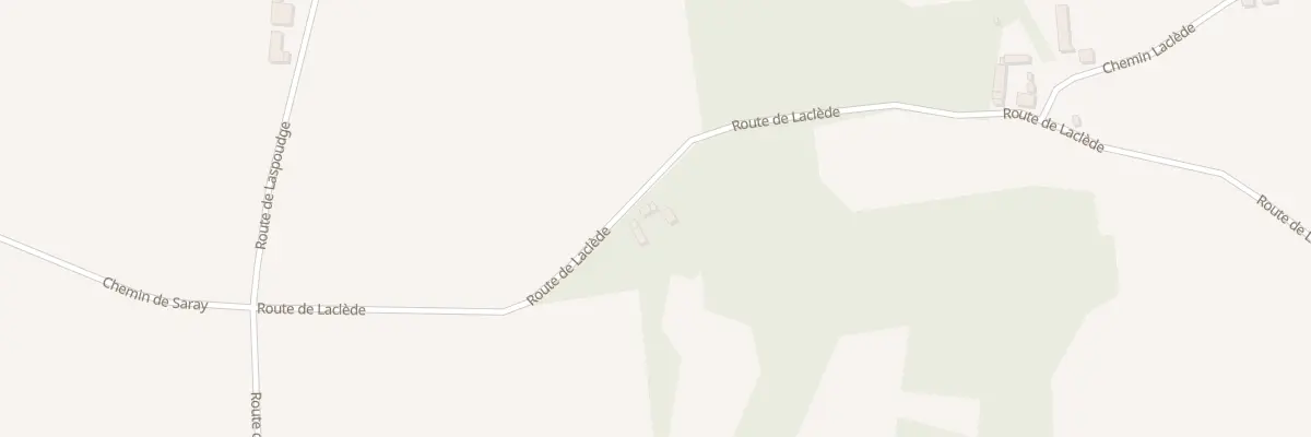 Plan du 326 Rte Laclede à Mouhous