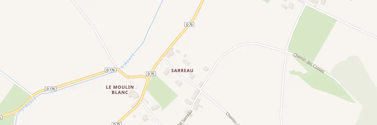 Plan du 43 Che des Marcassins à Gennes-Val-de-Loire