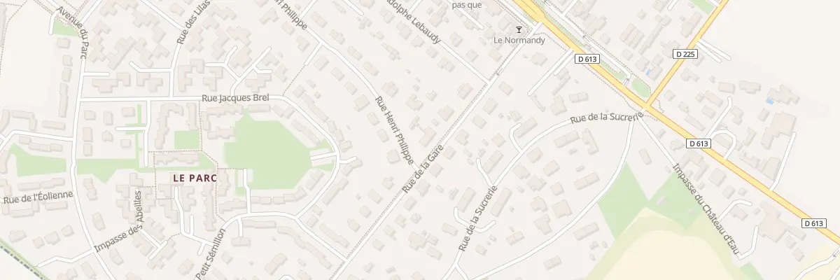 Plan du 16 Rue de la Gare à Cagny