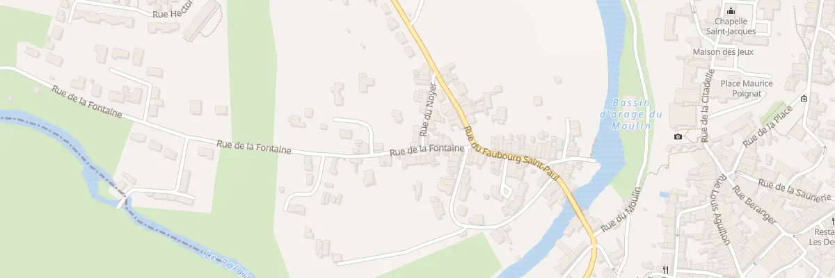 Plan du 24 Rue du Noyer à Parthenay