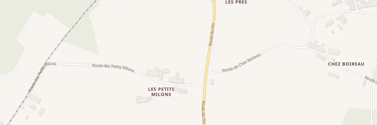 Plan du 5050 Les Petits Millons à Pouillac
