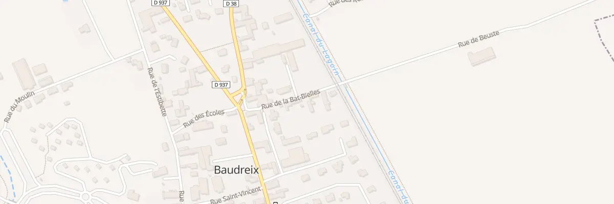 Plan du 4 Rue de la Bat Bielles à Baudreix