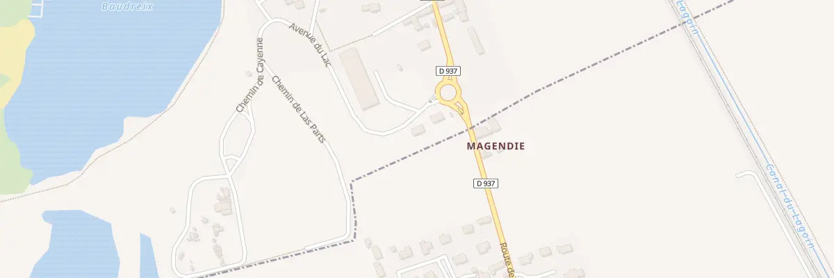 Plan du 9642 Av du Lac à Baudreix