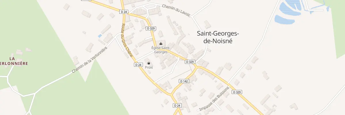 Plan du 8 Rue du Soleil Couchant à Saint-Georges-de-Noisné