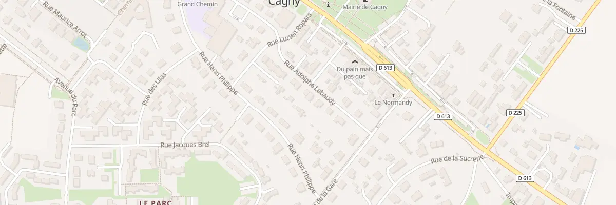 Plan du 9 Rue Adolphe Lebaudy à Cagny