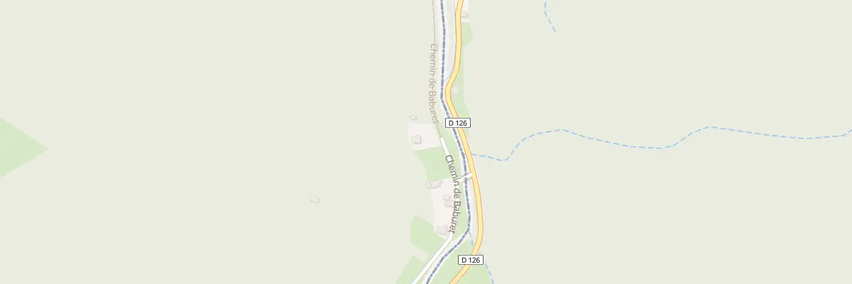 Plan du 2 Che de Baburet à Louvie-Soubiron