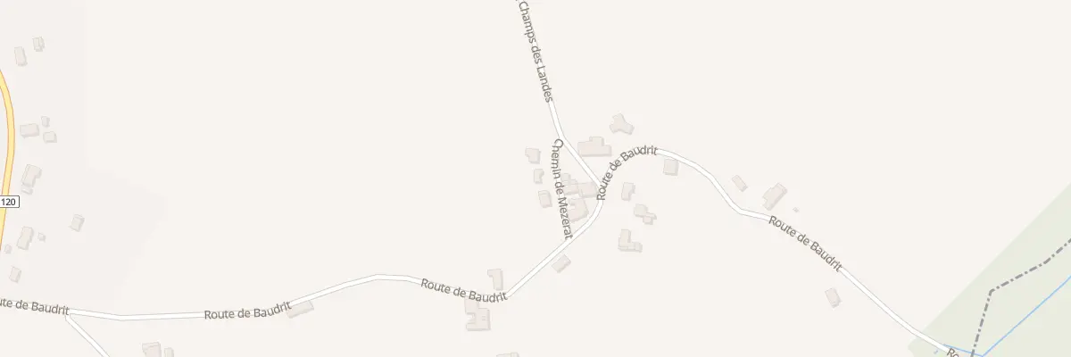 Plan du 63 Che de Mezerat à Saint-Martin-du-Bois