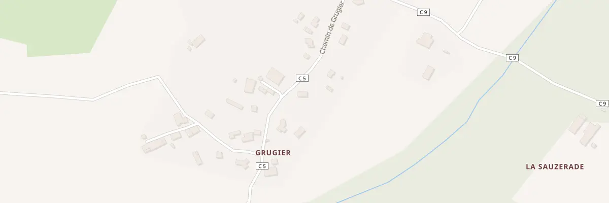 Plan du 24 Grugier à Maransin