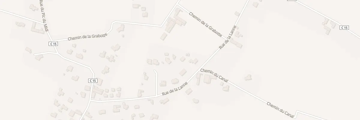 Plan du 17 Rue de la Lanne à Sendets