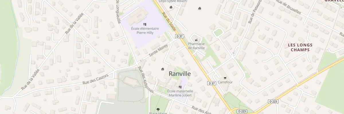 Plan du 20 Rue du Stade à Ranville