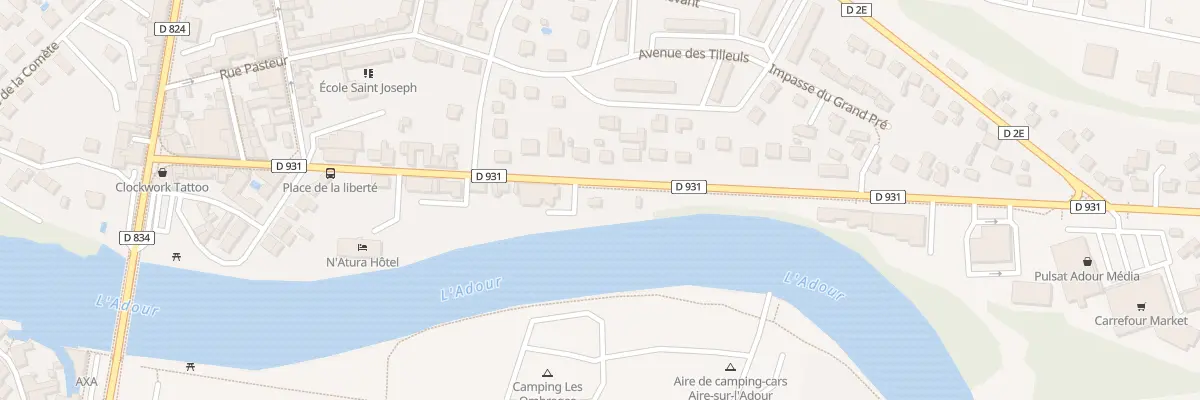 Plan du 44 Av du Quatre Septembre à Aire-sur-l’Adour