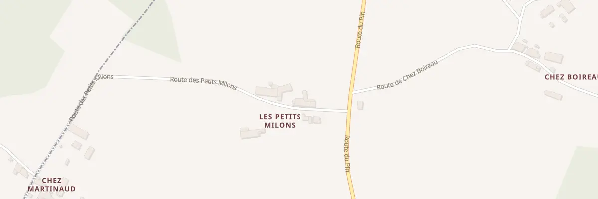 Plan du 5051 Les Petits Millons à Sainte-Colombe