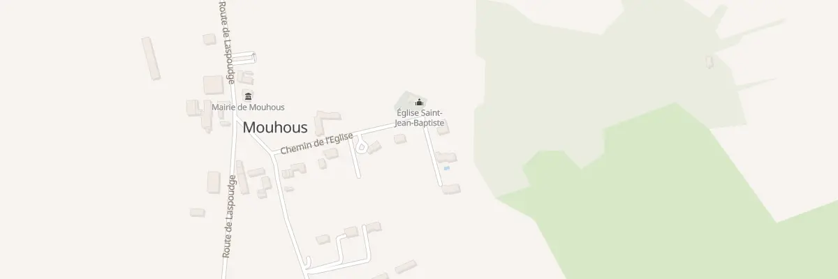 Plan du 160 Che de l’Eglise à Mouhous