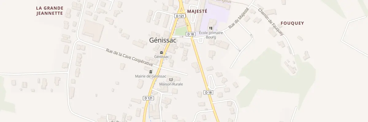 Plan du 133 Rte de Saint Quentin à Génissac