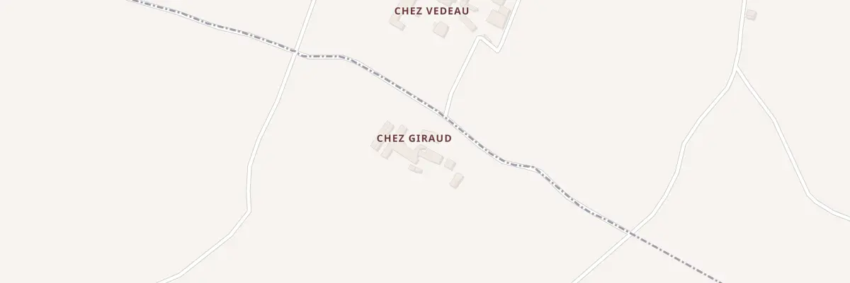 Plan du 2 Chez Giraud à Verrières