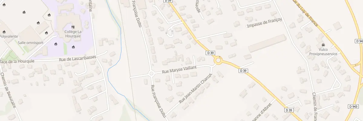 Plan du 5 Rue Maryse Vaillant à Morlaàs