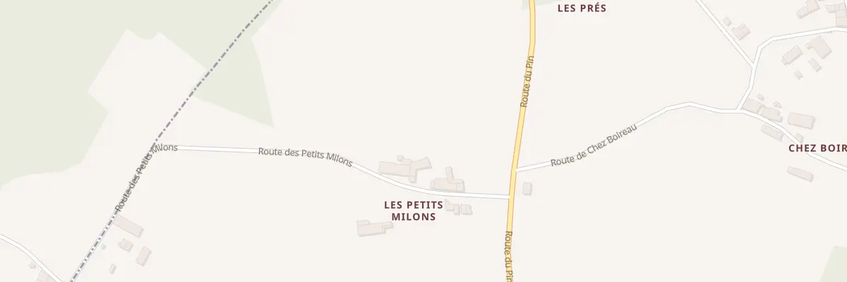 Plan du 5052 Les Petits Millons à Pouillac