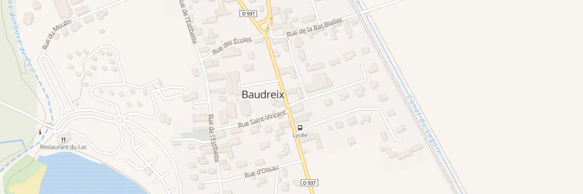 Plan du 5 Rue des Pyrénées à Baudreix