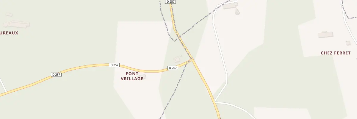 Plan du 5013 Font Vrillage à Sainte-Colombe