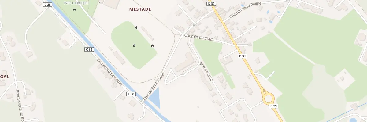 Plan du 2 Rue du Luzo à Aire-sur-l’Adour