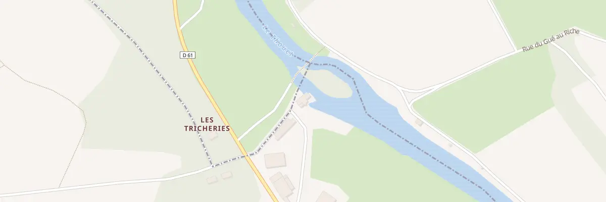 Plan du 5000 Rue du Gue au Riche à Loretz-d’Argenton