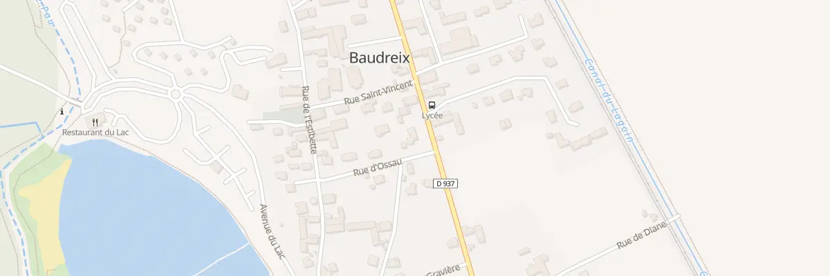 Plan du 12 Rue des Pyrénées à Baudreix