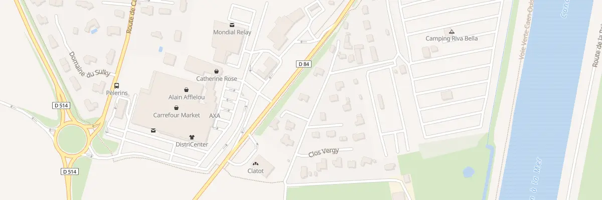 Plan du 9004 Rue de la Haie Breton à Ouistreham