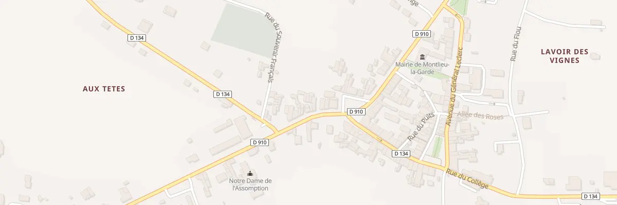 Plan du 30 Av de la République à Montlieu-la-Garde