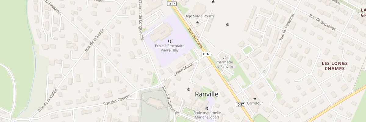 Plan du 7 Sen Morey à Ranville
