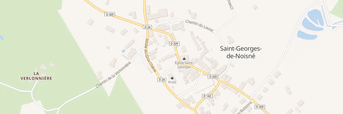 Plan du 1 Rue du Clair de Lune à Saint-Georges-de-Noisné