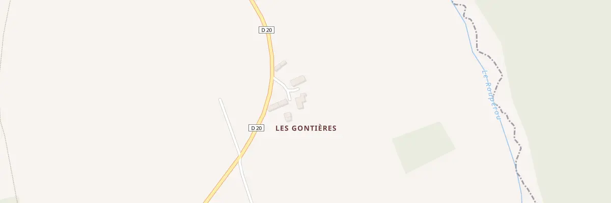 Plan du 3 Les Gontieres à Crennes-sur-Fraubée