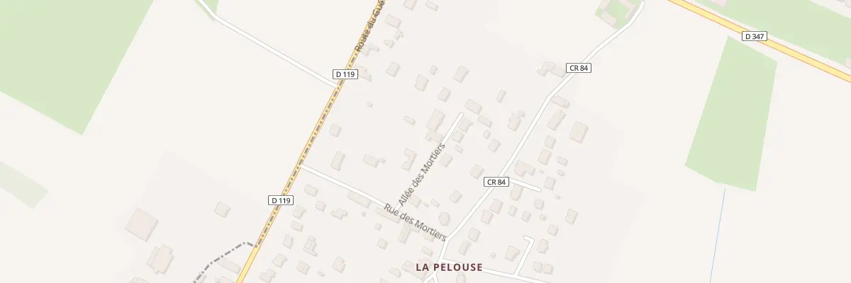 Plan du 4 All des Mortiers à Beaufort-en-Anjou