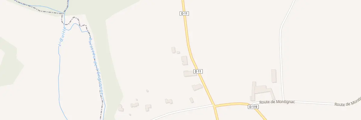 Plan du 23 Le Rouquey à Ladaux
