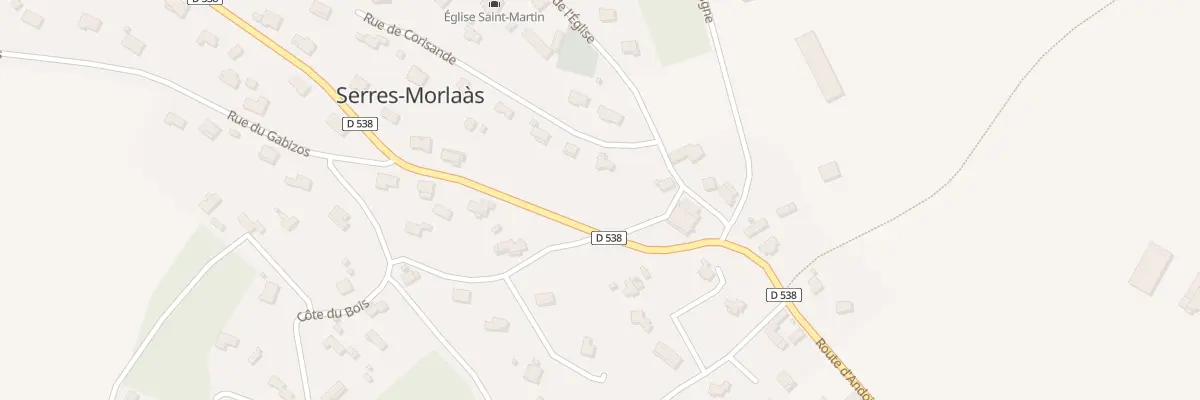 Plan du 1 Rue de Corisande à Serres-Morlaàs