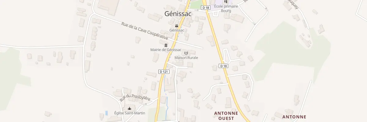 Plan du 11 Imp du Liot Blanc à Génissac