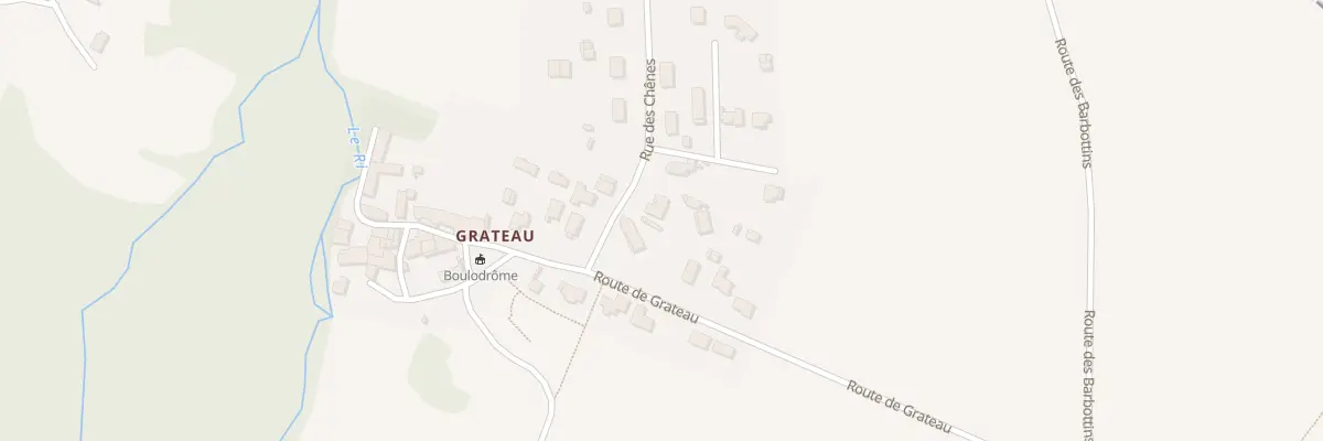 Plan du 30 Rte de Grateau à Gensac-la-Pallue