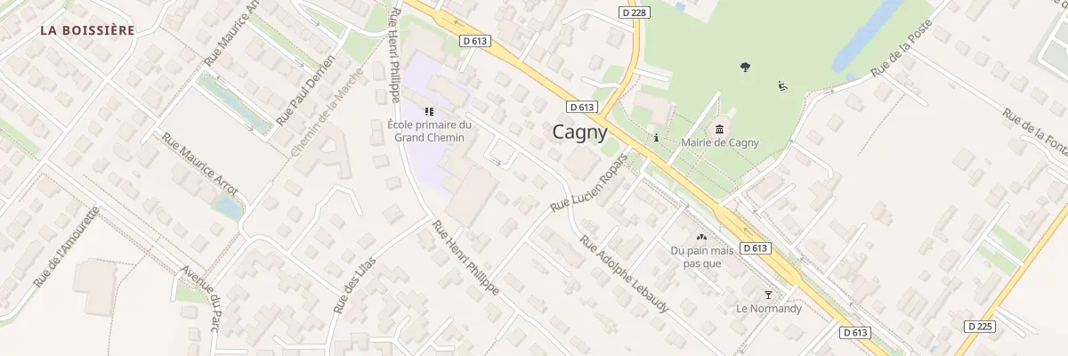 Plan du 1 Imp des Écoles à Cagny