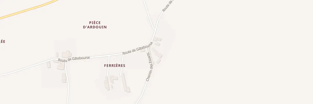 Plan du 16 Rte de Gatebourse à Saint-Mandé-sur-Brédoire