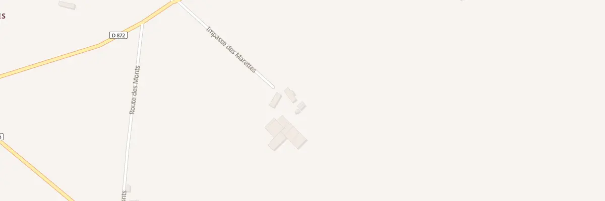 Plan du 228 Imp des Marettes à Putanges-le-Lac