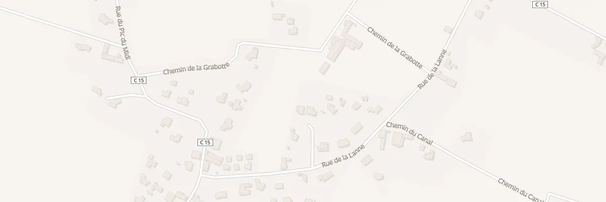 Plan du 3 Imp de la Lanne à Sendets