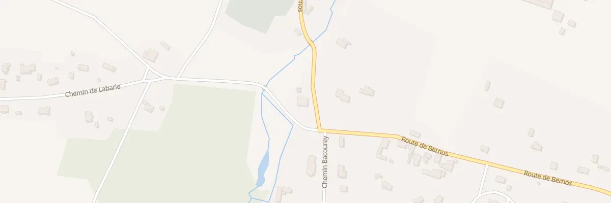 Plan du 45 Rte de Bernos à Bernos-Beaulac