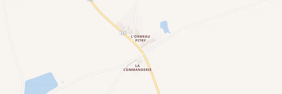 Plan du 2 L’Ormeau Pitry à Maisontiers